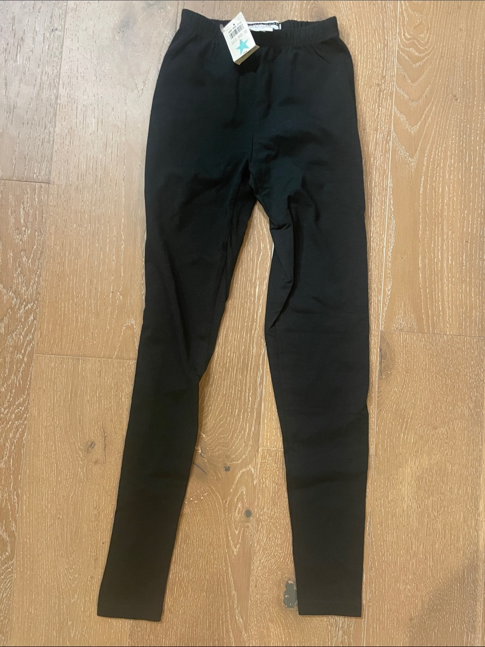 Jennifer Moore Black Kids Leggings Elastic Waist